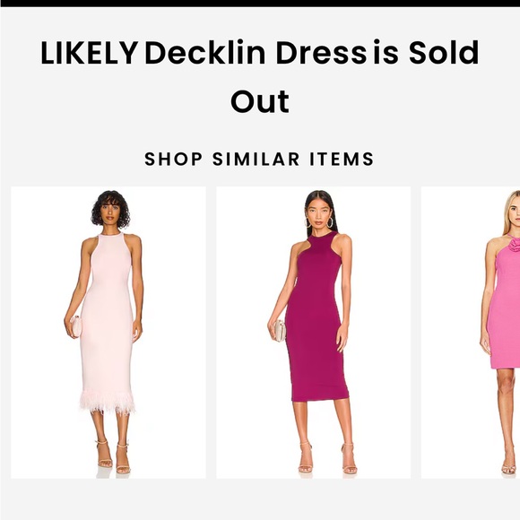 Revolve Decklin Dress in Fuschia Rose 🌹 - Picture 3 of 7